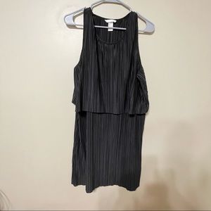 H&M Textured Stripe Mini Dress